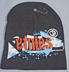 Etnies Beanie Totenkopf schwarz Mütze NEU - Bild 1 von 5