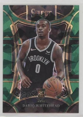 2023-24 Panini Select Mezzanine Level Green Ice Prizm Dariq Whitehead Rookie RC - Image 1 of 2