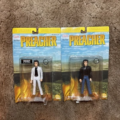 DC DIRECT VERTIGO PREACHER JESSE CUSTER ACTION FIGURE WHITE SUIT VARIANT LOT O 2 - Image 1 of 4