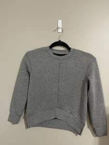 MTA Sport Mädchen Rundhalsausschnitt Langarm Sweatshirt grau Medium (7/8) - Bild 1 von 8