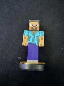 Loose Minecraft Steve Amiibo Super Smash Bros. A6 - Picture 1 of 3