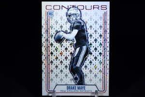 2024 Panini Phoenix Contours Lazer Drake Maye RC - Picture 1 of 2