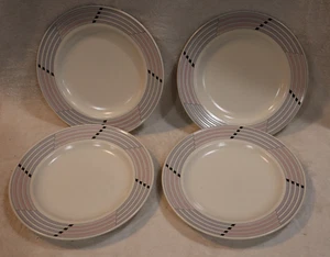 4 platos de ensalada Mikasa Intaglio Intermezzo 8" vajilla elegante - Imagen 1 de 3