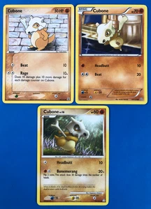 LOTTO Pokemon Cubone Vintage - Specie Delta 60/113, Leggende Risvegliate, Draghi Esaltati - Foto 1 di 5