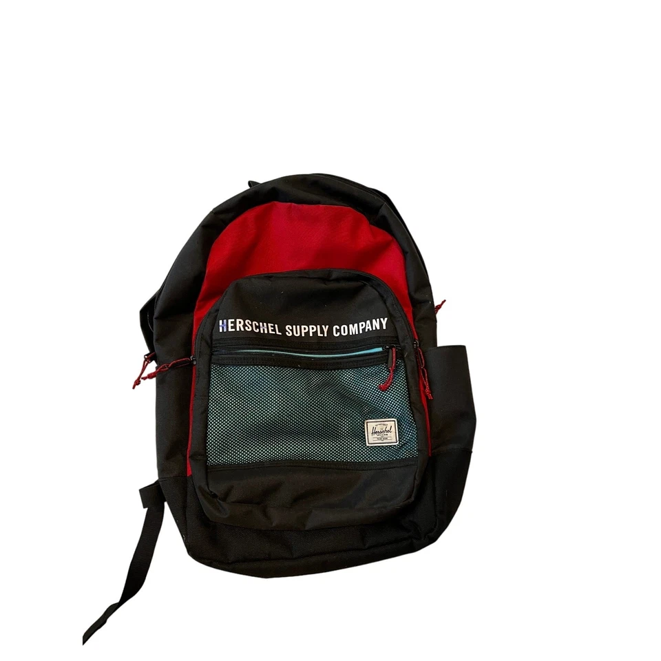 Mochila Herschel Supply Co roja negra verde azulado Foto 1 de 4