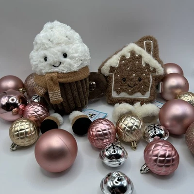 Jellycat 2025 LA Ski Club Scarffles Hot Chocolate & Amuseables Molasi Cookie - Image 1 of 4