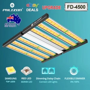 Phlizon FD4500 LED Grow Light Bar Dimmable Vollspektrum Pflanzenlampe Indoor Veg - Bild 1 von 12