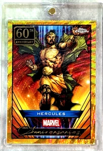Hercules 2025 Topps Chrome Marvel 60th Anniversary Gold Wave Refractor-#48/50 SP - Picture 1 of 4