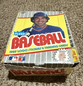 1989 Fleer Baseball WAX BOX 36 Unopened Sealed Packs Possible Ripken Error L31 - Picture 1 of 6