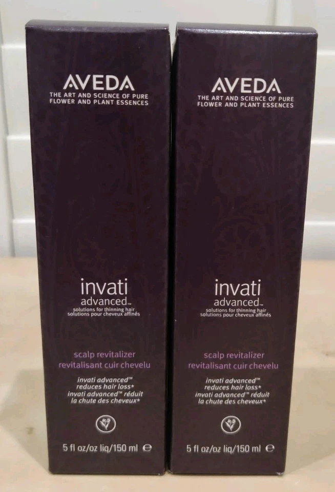 Revitalizador de couro cabeludo AVEDA INVATI Ultra Advanced 5 oz/150 ml novo na caixa (pacote com 2) - Imagem 1 de 4