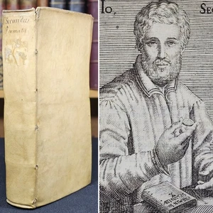 1619 VELLUM Poetry Johannes Secundus Poetae Elegantissimi SCARCE POEMS - Imagen 1 de 17