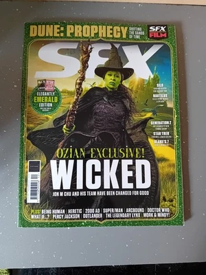 SFX MAGAZINE 385 Dec 2024 EMERALD EDITION - WICKED COVER/FEATURE - OZ INTEREST  - Image 1 of 4