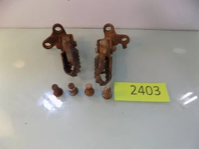 Yamaha YZ250 YZ400 YZ 400 1977 1978 250 clavijas derecha izquierda fabricante de equipos originales Foto 1 de 2