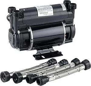 Bristan ST PUMP20TN 2 Bar Twin Ended Shower Pump , Black. - Picture 1 of 2