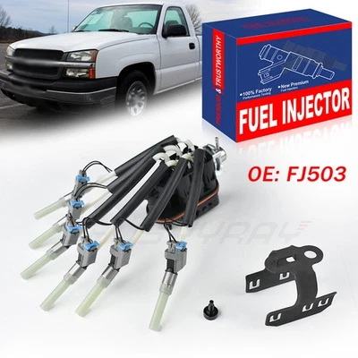 Spider Fuel Injector 6 Cylinder For 1996-1998 Chevrolet C1500 4.3L V6 Engine - Image 1 of 4