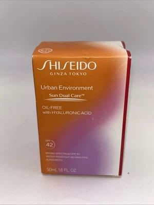 Protector solar ácido hialurónico sin aceite Shiseido Urban Environment FPS 42 50 ml Foto 1 de 2