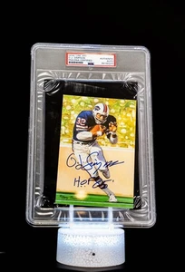 O.J. Simpson 1994 H.O.F. Cards Hall of Fame Signature Series / PSA Authentic - Picture 1 of 7