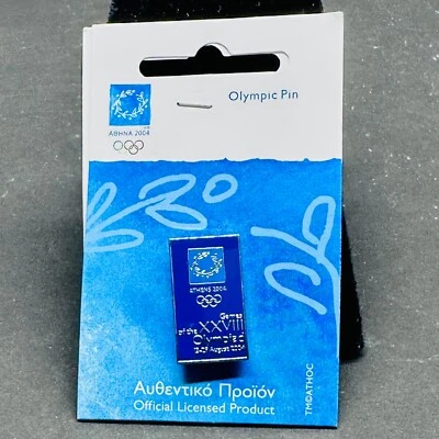 ORIGINAL ATHENS 2004 OLYMPIC GAMES Blue logo PIN in Excellent condition - Image 1 of 2