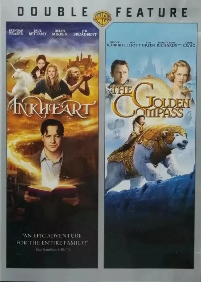 Inkheart & The Golden Compass (DVD) LN Disc + Cover Art - NO CASE - Image 1 of 1