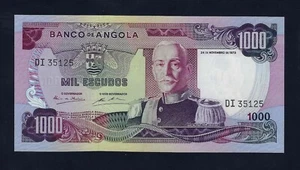 Portugal Angola 1000 ESCUDOS 1972 P-103 UNC - Picture 1 of 2