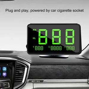 GPS Speedometer Large Screen Speeding Alarm System ABS Digital Auto Odometer - Picture 1 of 5