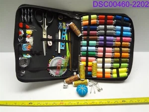 183Pc Sewing Kit Measure Scissor Thimble Thread Needle Storage Box Travel Set - Picture 1 of 1