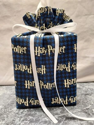 Гарри Поттер имя на темно-синий хлопок ткани, ручной работы, квадратный ткани коробка чехол - Изображение 1 из 3