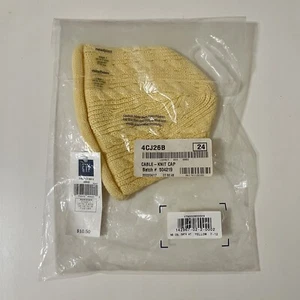Vintage Baby Gap Yellow Cable Sweater Hat Newborn Stage 1 Up to 3 Months NWT - Picture 1 of 6