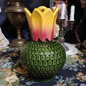 Lampada a olio profumato Lamp Berger modello ceramica cactus 5584 di Pierre Casenove - Foto 1 di 8