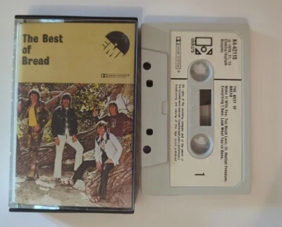 The Best Of Bread Cassette Tape Album Greatest Hits 1972 Paper Labels Original  - Image 1 of 4