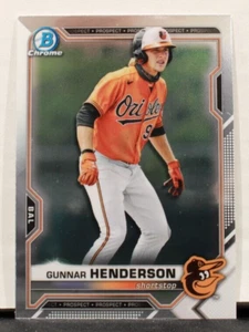2021 Bowman Chrome Draft Gunnar Henderson BDC-175 - Picture 1 of 2