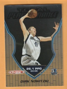 Dirk Nowitzki Dallas Mavericks 2005-06 Topps Total Performance #TP4 6L - Picture 1 of 2