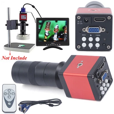 Microscopio de video HDMI cámara VGA lente USB digital industrial HD 1080p 14mp 60FPS Foto 1 de 4