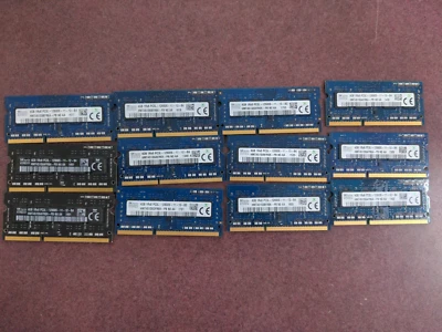 SK HYNIX 48GB (12x4GB) 1Rx8 PC3L-12800S DDR3 SODIMM Laptop Memory RAM - Image 1 of 4
