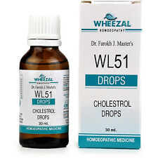  Wheezal WL-51 Cholestrol Drops (30ml)  PURE AYURVEDIC REMEDY