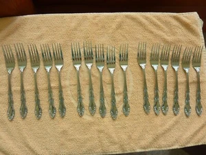 RARE JH Carlyle CAY1 Forks Stainless Steel Japan Lot of 16 - Picture 1 of 13