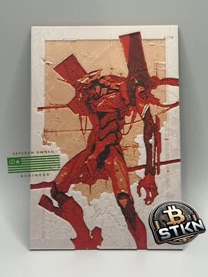 🎨 Neon Genesis Evangelion - Unit 02 - Large Decal Case Mod Magnet - Image 1 of 4