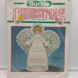 NOS BUCILLA CHRISTMAS KIT: LACY ANGEL TREE TOP ORNAMENT - Picture 1 of 4