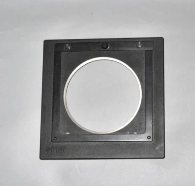 Genuine Sinar 140x140mm Lens Board w/ Sinar emboss logo to Linhof Wista 96x99mm - Image 1 of 4