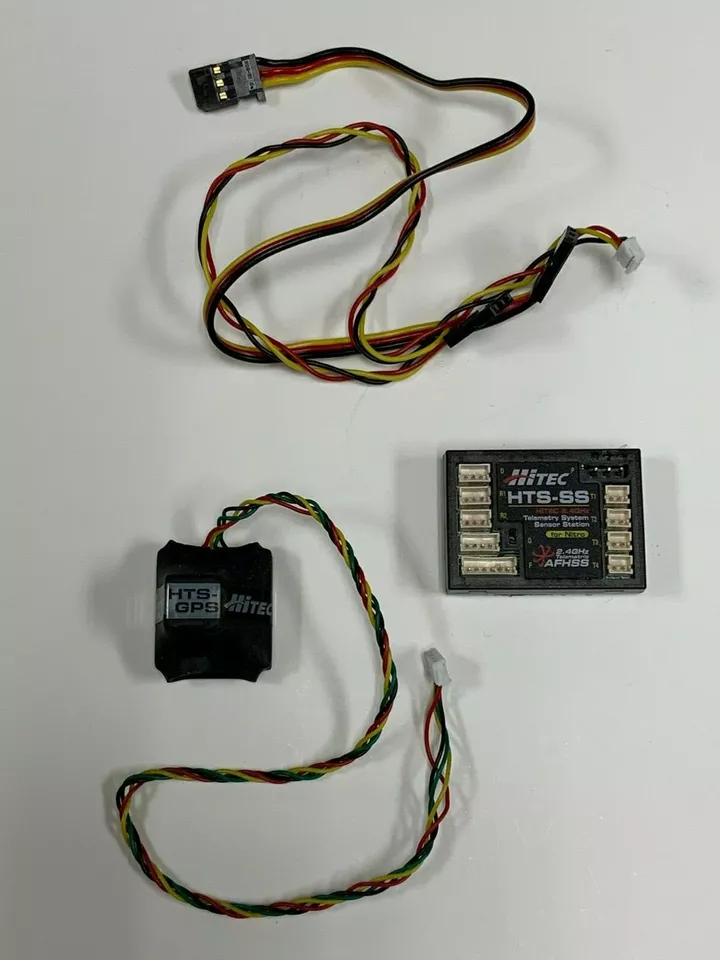 Hitec 2.4ghz Telemetry 55832 HTS-SS Nitro Aircraft Sensor Station w/ GPS Sensor - Image 1 of 1