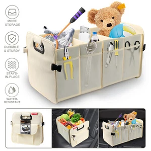 for Car Storage with Reinforced Handles for Suv Trunk Cargo Organizer Foldable - Picture 1 of 14