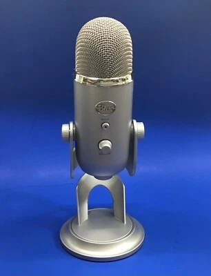 Blue Yeti Microphone in Silver UNTESTED For Parts or Repair Please **READ Desc** - Image 1 of 4