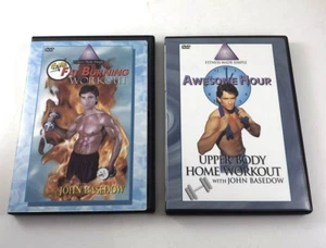 JOHN BASEDOW : Fat Burning Workout & Upper Body Home Workout Fitness DVD's - Foto 1 di 7