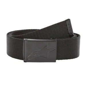 Cinturón Alpinestars Egeless Negro Correas y Hebilla Estilo Moto - Imagen 1 de 3