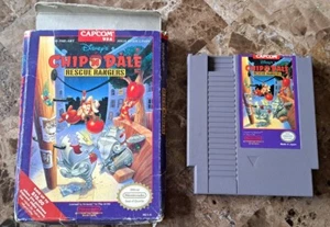 Chip ‘N Dale: Rescue Rangers (NES, 1990): Box & Game Only - Working - Nintendo - Picture 1 of 7