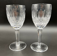 Waterford Crystal COLLEEN TALL STEM CLARET WINE GOBLETS - Set of 2  (564C)