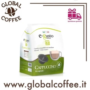 96 Capsule Pop Caffè E-GUSTO  Cappuccino compatibile Nescafè Dolce Gusto - Foto 1 di 1