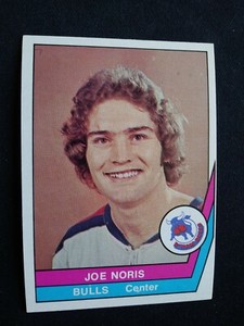 1977-78 O-Pee-Chee WHA Hockey Card # 5 Joe Noris - Birmingham Bulls (EX/NM)