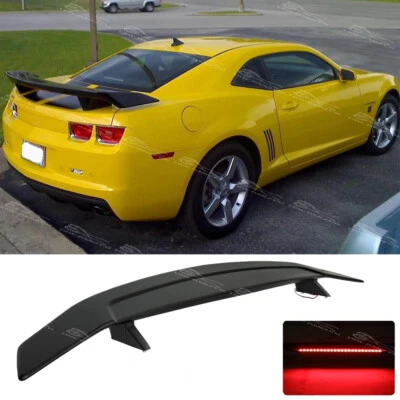 52英寸哑光后后后备箱GT锅炉翼带刹车灯适用于雪佛兰科迈罗LT SS — 第 1/4 张图片