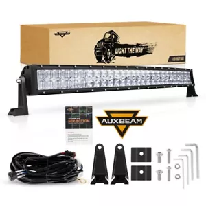 Auxbeam 32inch Curved LED Light Bar Spot Flood Driving Offroad Bumper Truck SUV - Picture 1 of 12